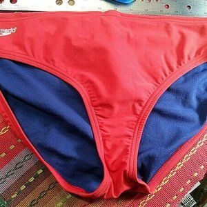 Speedo Women's Sexy Red Fitness Bikini Bottoms NEW